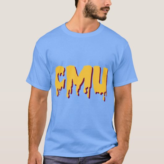 CMU Central Michigan University 4 T-shirt (Voorkant)