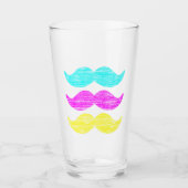 CMY Mustaches Glas (Voorkant)