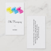 CMY Schrijfmachine Visitekaartje (Voorkant / Achterkant)