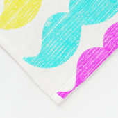 CMY Snorhartrand Grafische Kunst Fleece Deken (Hoek)