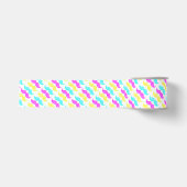 CMY Snorhartrand Grafische Kunst Grosgrain Lint (Voorkant)