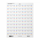 CMY Snorren (letterpress stijl) Etiket (Full Sheet)