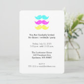 CMY Snorren (letterpress stijl) Kaart (Staand voorkant)