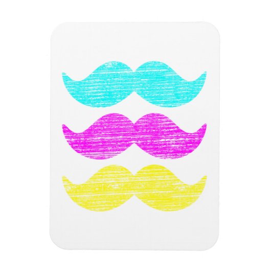 CMY Snorren (letterpress stijl) Magneet (Verticaal)