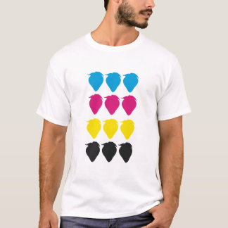 CMYK-aardbeien T-shirt