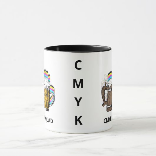 CMYK-bier Mok (Midden)