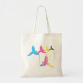 CMYK Bird Bag Tote Bag (Voorkant)