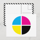cmyk briefkaart (Voorkant / Achterkant)