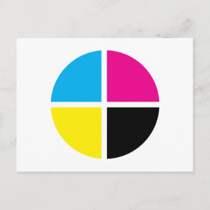 cmyk briefkaart
