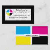 cmyk business visitekaartje (Voorkant / Achterkant)