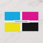 cmyk business visitekaartje (Achterkant)