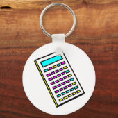 CMYK-calculator Retro Grafisch Sleutelhanger (Voorkant)