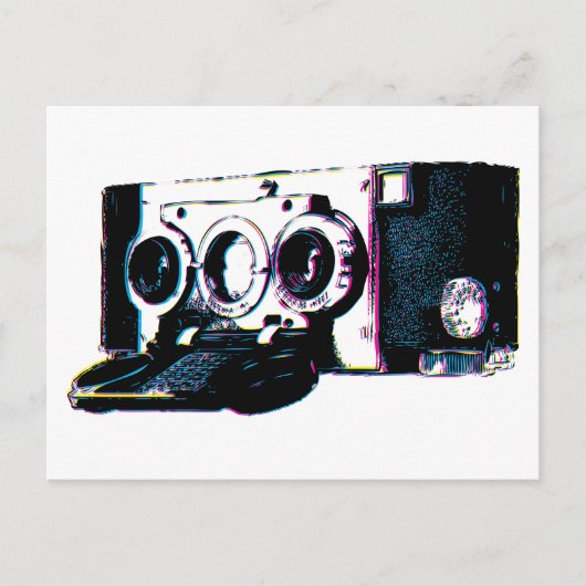 CMYK  camera-Afbeelding Pop Briefkaart (Voorkant)