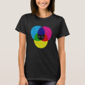 CMYK Cat Designer T-shirt (Voorkant)