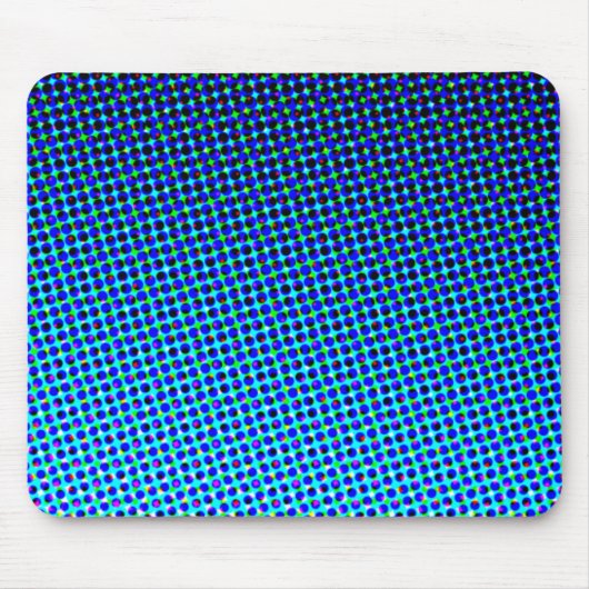 CMYK Dot Pattern mousepad Muismat (Voorkant)