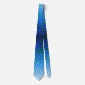 CMYK Gradience Cyan 1 Stropdas (Voorkant)