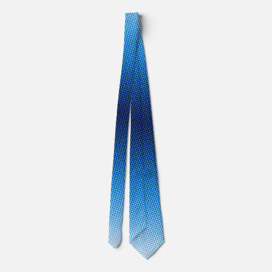 CMYK Gradience Cyan 1 Stropdas (Achterkant)