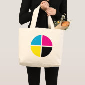 cmyk grote tote bag (Voorkant (product))