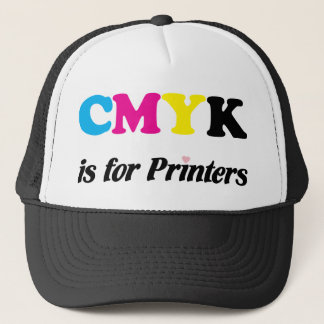 CMYK is voor printers 3 Trucker Pet