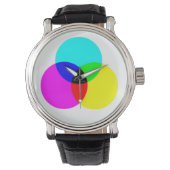 CMYK-kleur Horloge (Voorkant)