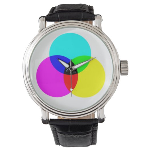 CMYK-kleur Horloge (Voorkant)