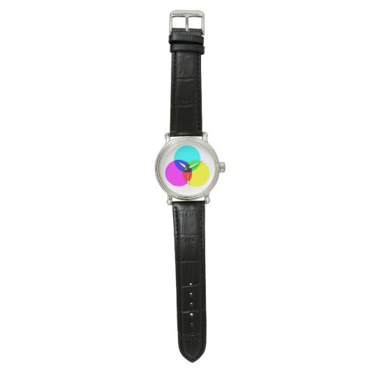 CMYK-kleur Horloge (Vlak)