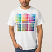 CMYK-kleuren T-shirt (Voorkant)