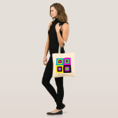 CMYK-monogram Tote Bag (Voorkant (model))