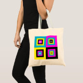 CMYK-monogram Tote Bag (Voorkant (product))