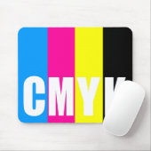 CMYK - mousepad Muismat (Met muis)
