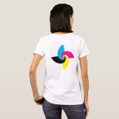 CMYK-nayl T-shirt (Achterkant volledig)
