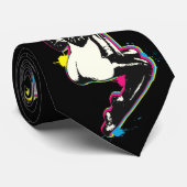 Cmyk pin-up stropdas (Opgerold)