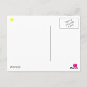 CMYK Pixel Hearts-briefkaart Briefkaart (Achterkant)