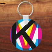 CMYK-pool Sleutelhanger (Voorkant)