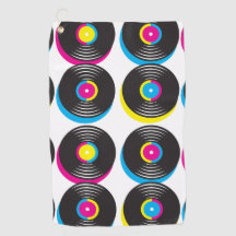 CMYK-pop in vinyl registreert heldere kleuren met