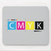 CMYK-prepresskleuren Muismat (Voorkant)