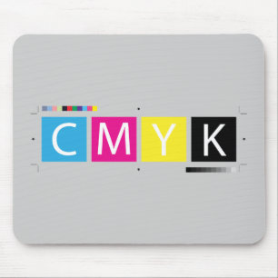 CMYK-prepresskleuren Muismat