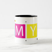 CMYK-prepresskleuren Tweekleurige Koffiemok (Center)