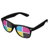 CMYK RETRO ZONNEBRIL (Gekanteld)