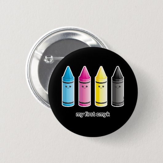 CMYK RONDE BUTTON 5,7 CM (Voorkant /achterkant)