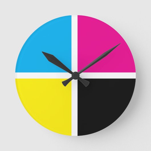 cmyk ronde klok (Voorkant)