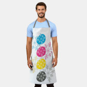 CMYK Snowflakes Schort (Gedragen)