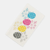 CMYK Snowflakes Servet (Hoek)