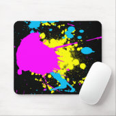 CMYK Splash Muismat (Met muis)