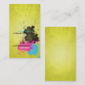 CMYK Splash Visitekaartje (Voorkant / Achterkant)