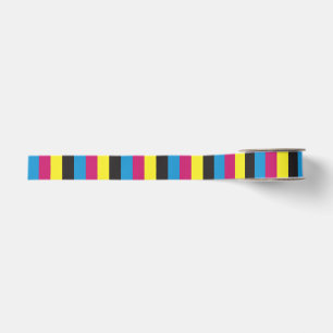 cmyk strepen achtergrond patroon grafische kleur c grosgrain lint