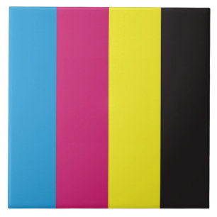 cmyk strepen achtergrond patroon grafische kleur c tegeltje
