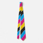 CMYK stropdas (gebogen) Grafisch ontwerp/Printer M (Achterkant)