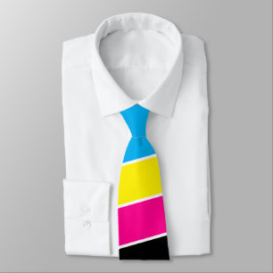 CMYK stropdas voor drukkers/grafisch ontwerpers mo