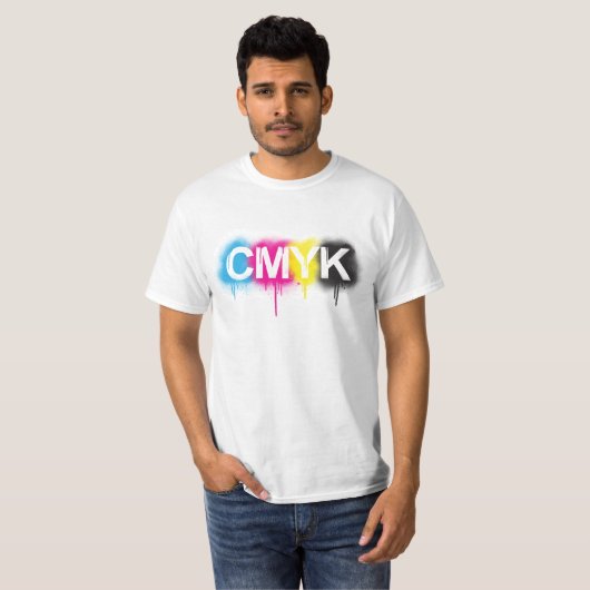 CMYK T-SHIRT (Voorkant volledig)